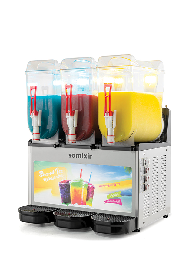SLUSH36.IA.R290 12+12+12 L SLUSH TRIPLE ALLURE S. STEEL R290 SAMMIXIR