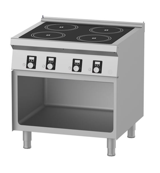 FOURNEAU INDUCTION - 4 ZONES - 4 X 3.5 KW - SERIE 750
