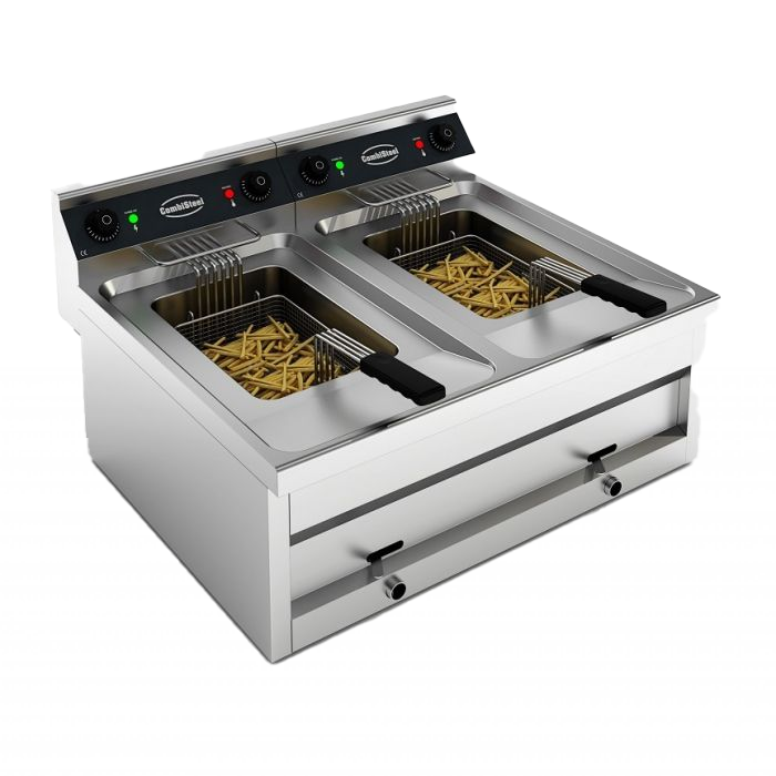 FRITEUSE POSABLE ÉLECTRIQUE 2X12L 2X9KW COMBISTEEL 7455.0945