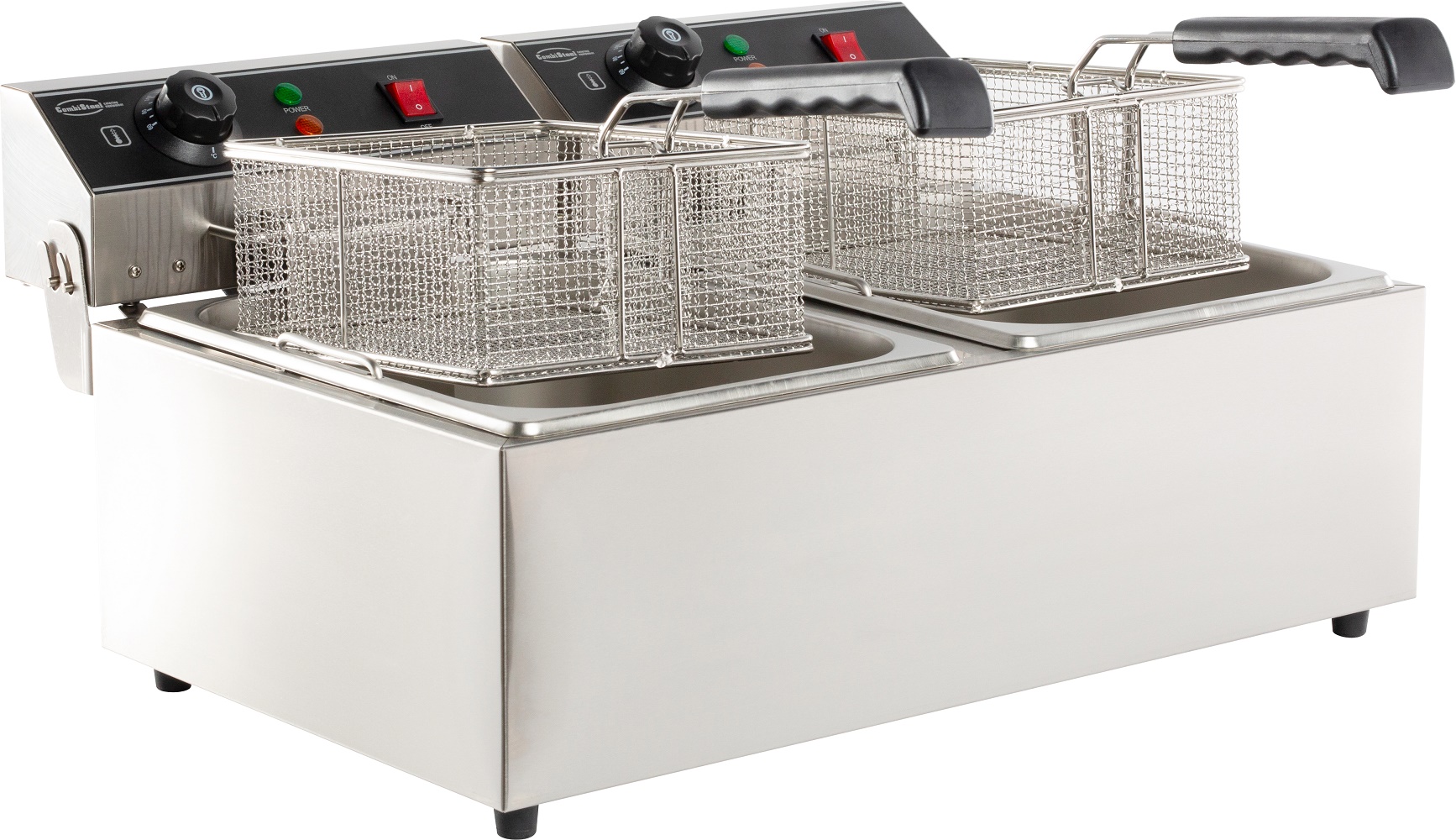 FRITEUSE POSABLE ÉLECTRIQUE 2X6 L COMBISTEEL 7455.1008