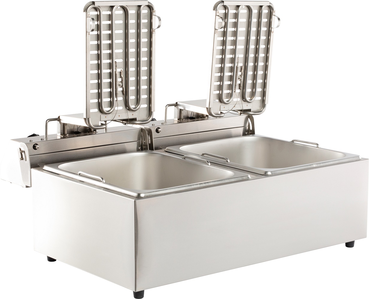 FRITEUSE POSABLE ÉLECTRIQUE 2X6 L COMBISTEEL 7455.1008