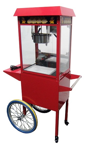 APPAREIL POPCORN INCLUS ROULETTES COMBISTEEL 7455.0815