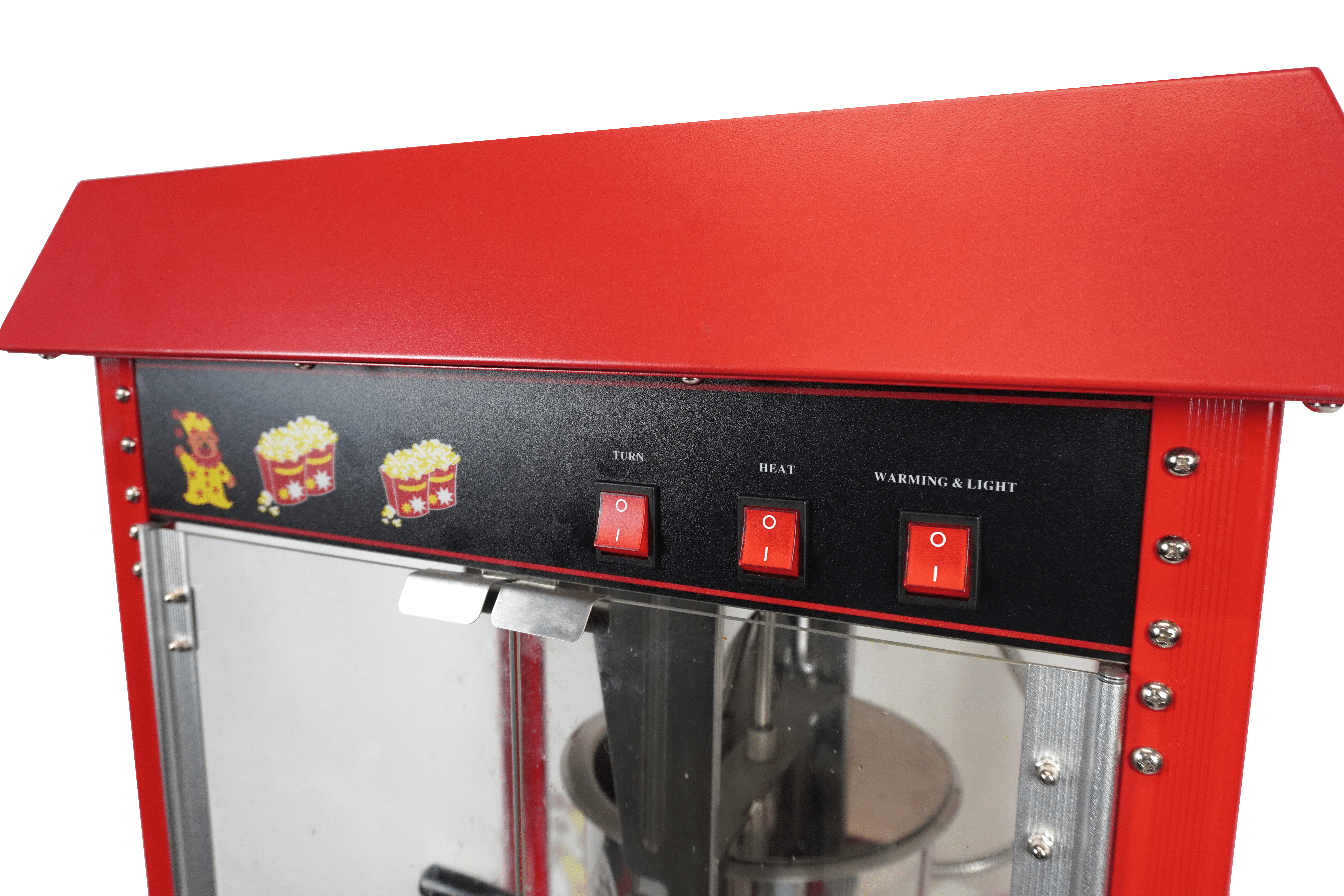 APPAREIL POPCORN INCLUS ROULETTES COMBISTEEL 7455.0815