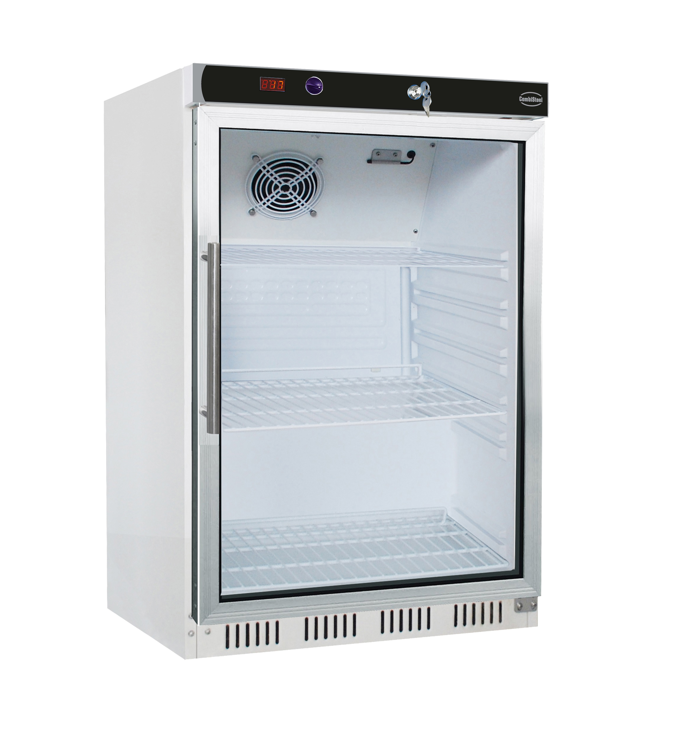 RÉFRIGÉRATEUR 1 PORTE EN VERRE COMBISTEEL 7450.0552