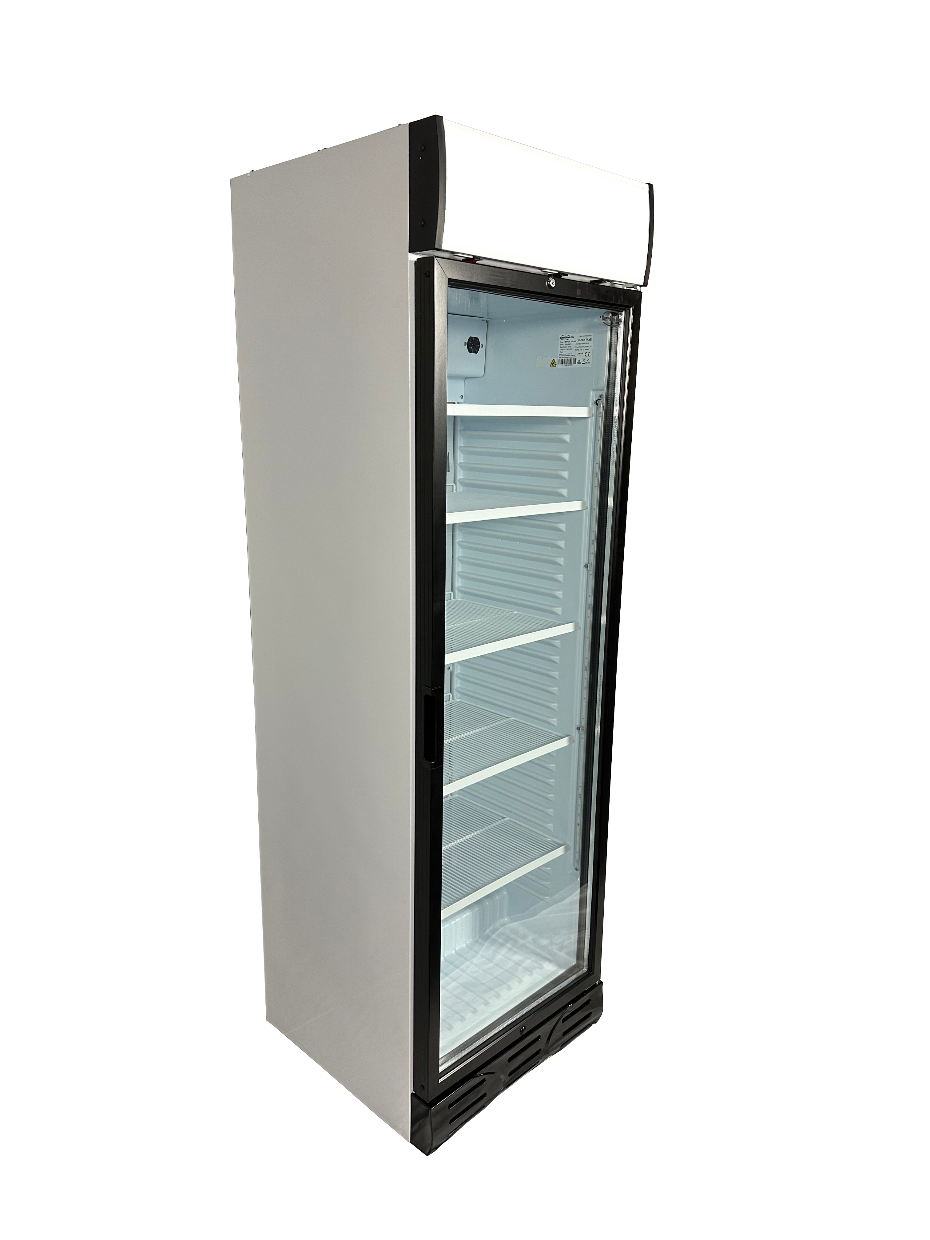 RÉFRIGÉRATEUR 1 PORTE EN VERRE SENS OUVERTURE PORTE GAUCHE COMBISTEEL 7464.0088