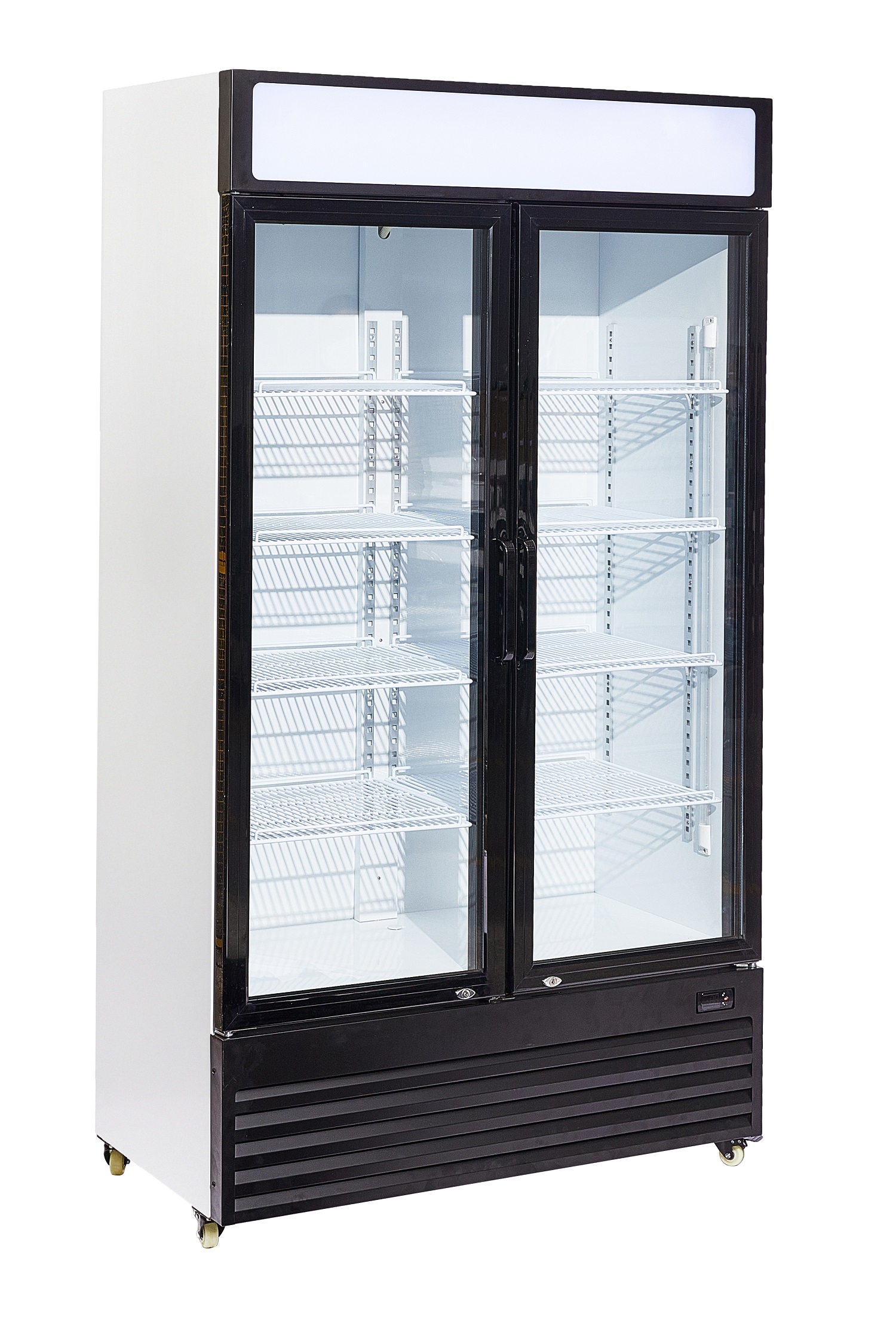 RÉFRIGÉRATEUR 2 PORTES EN VERRE BEZ-750 GD COMBISTEEL 7455.1390