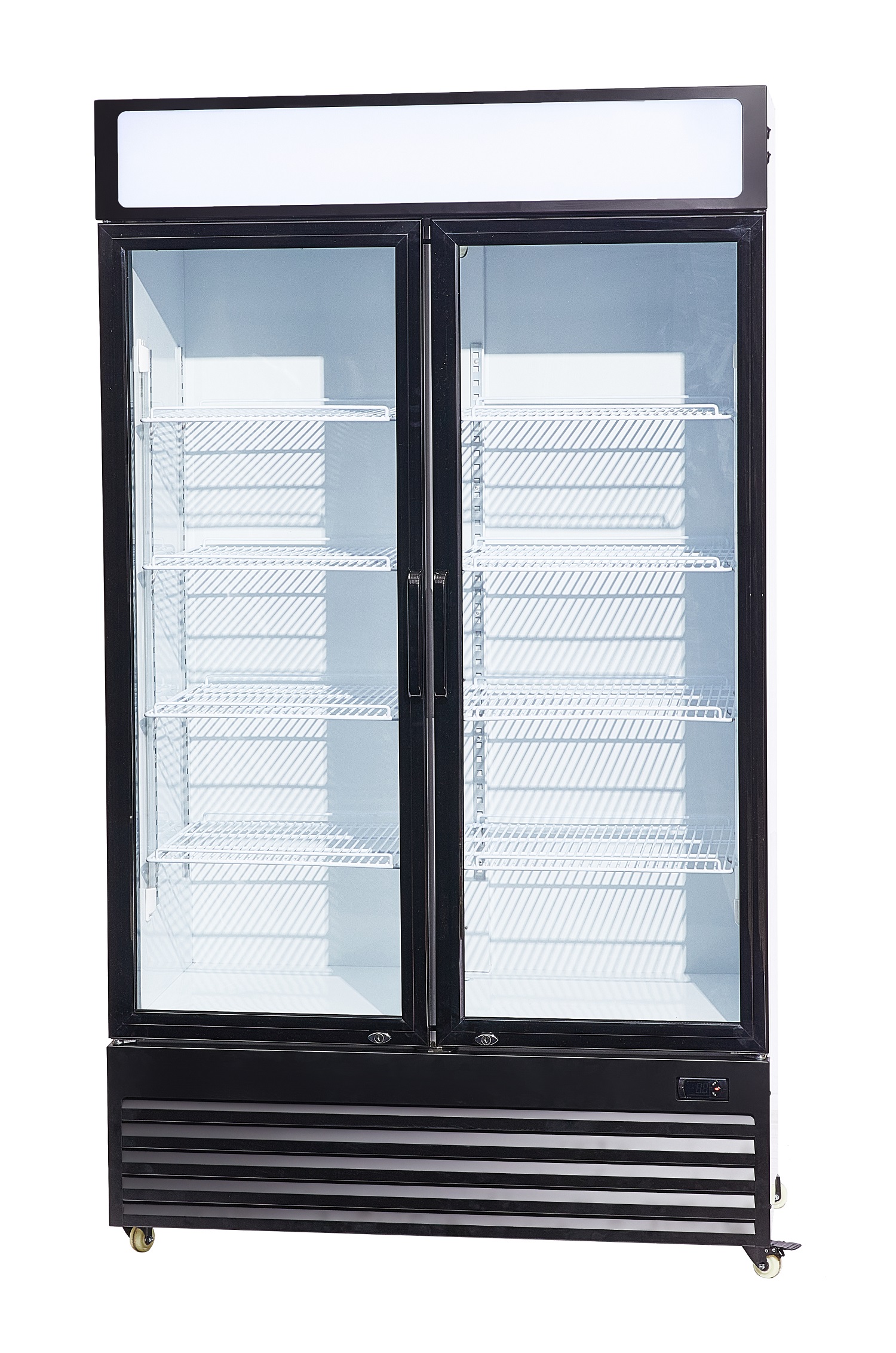 RÉFRIGÉRATEUR 2 PORTES EN VERRE BEZ-750 GD COMBISTEEL 7455.1390