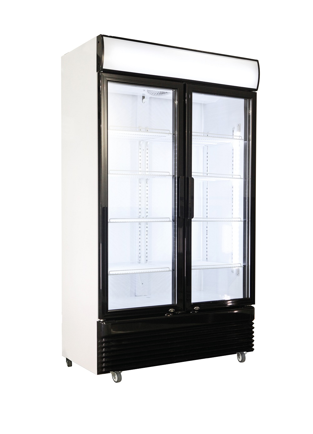 RÉFRIGÉRATEUR 2 PORTES EN VERRE BEZ-780 GD COMBISTEEL 7455.1392
