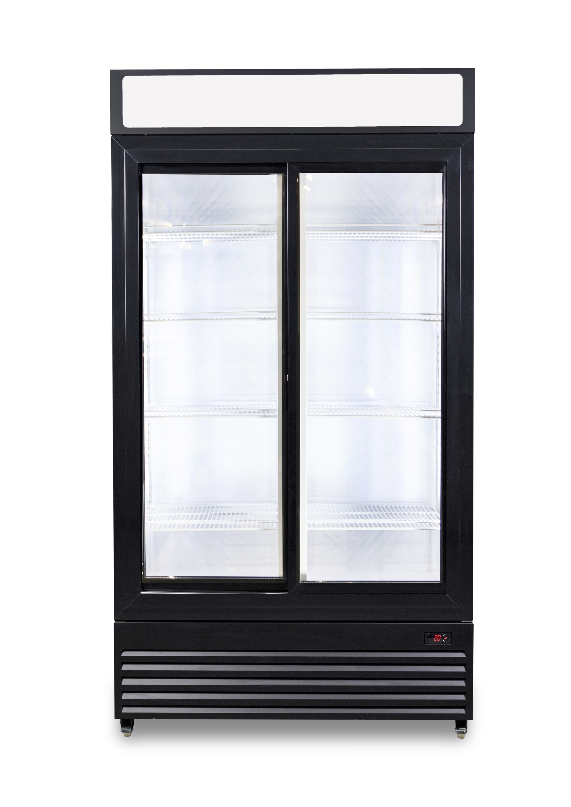 RÉFRIGÉRATEUR AVEC PORTES COULISSANTES EN VERRES BEZ-750 SL COMBISTEEL 7455.1395