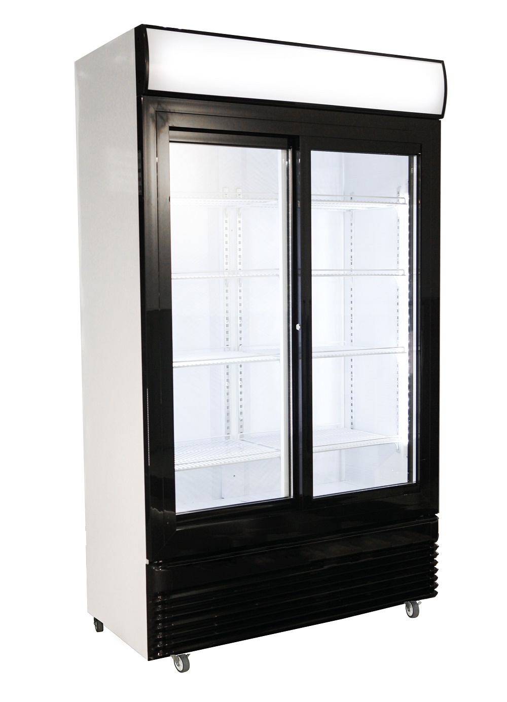 RÉFRIGÉRATEUR AVEC PORTES COULISSANTES EN VERRES BEZ-780 SL COMBISTEEL 7455.1396