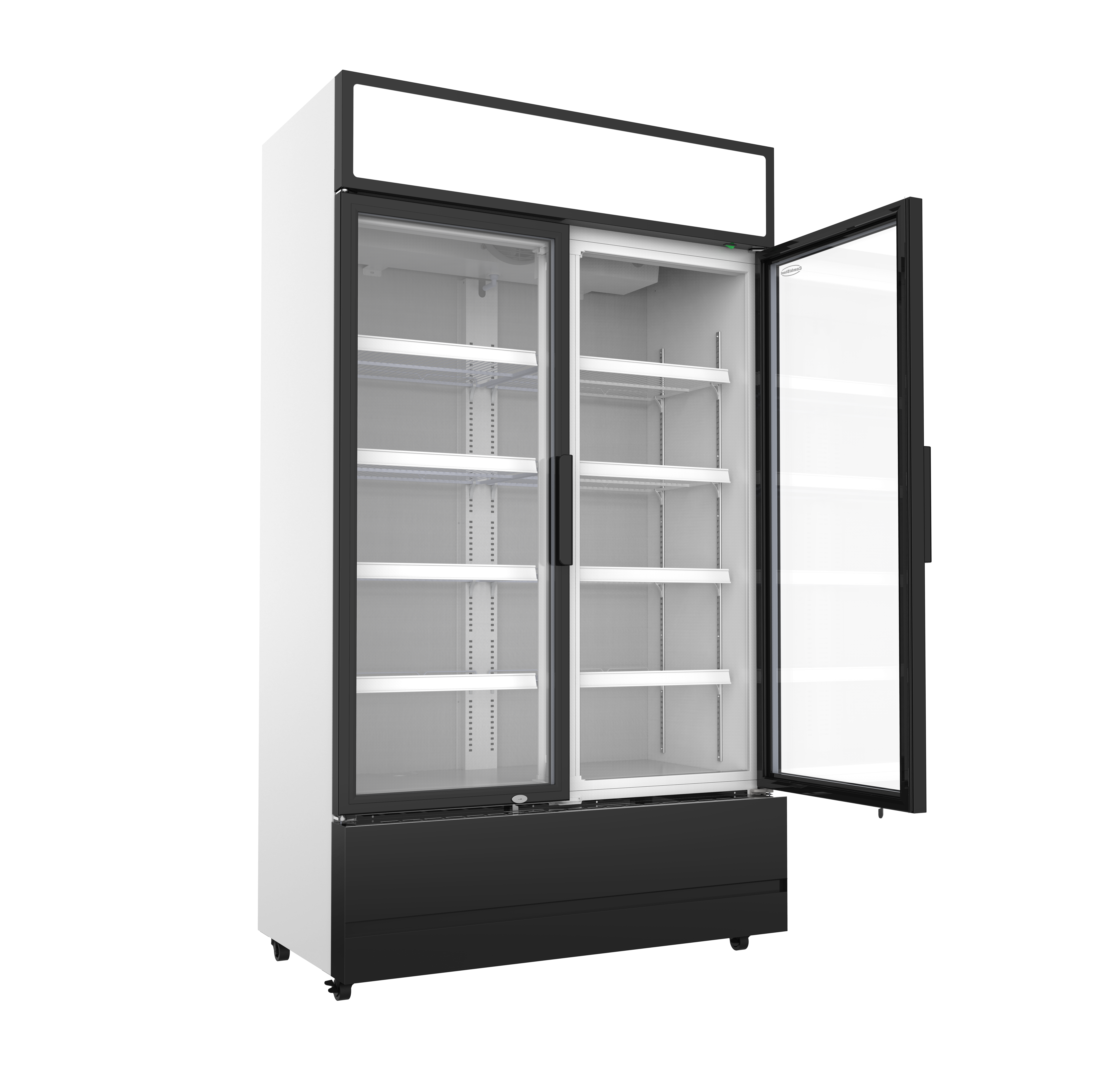 RÉFRIGÉRATEUR 2 PORTES EN VERRE FCU-750 COMBISTEEL 7455.2105