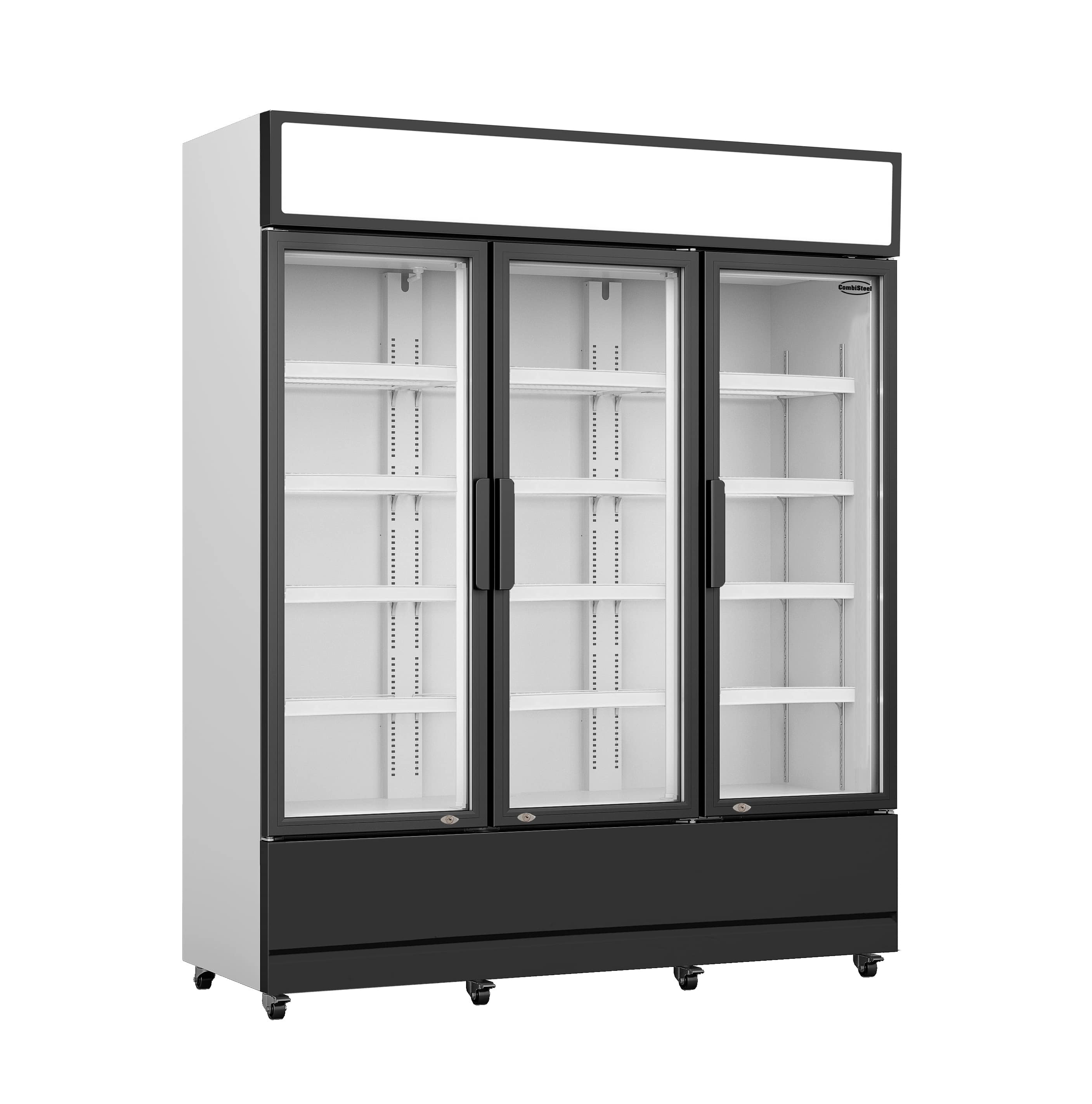 RÉFRIGÉRATEUR 3 PORTES EN VERRE FCU-1200 COMBISTEEL 7455.2110