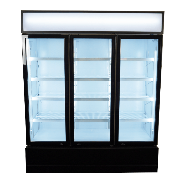 RÉFRIGÉRATEUR 3 PORTES EN VERRE FCU-1200 COMBISTEEL 7455.2110