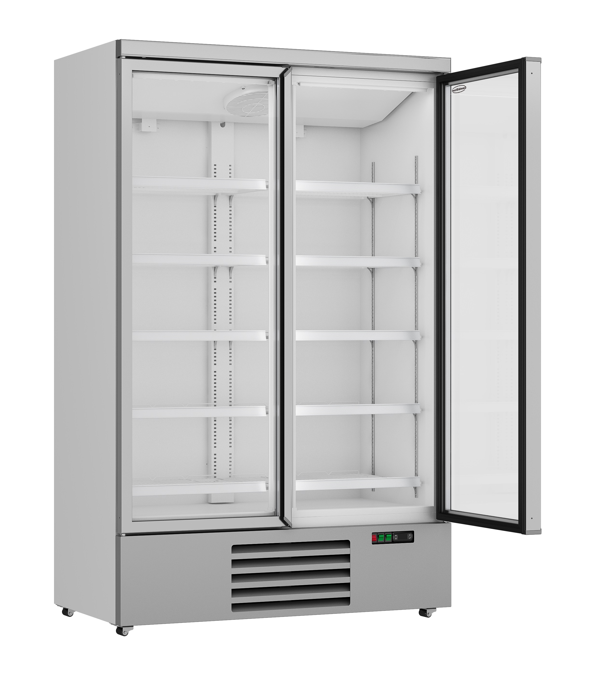 RÉFRIGÉRATEUR 2 PORTES EN VERRE JDE-1000R COMBISTEEL 7455.2200