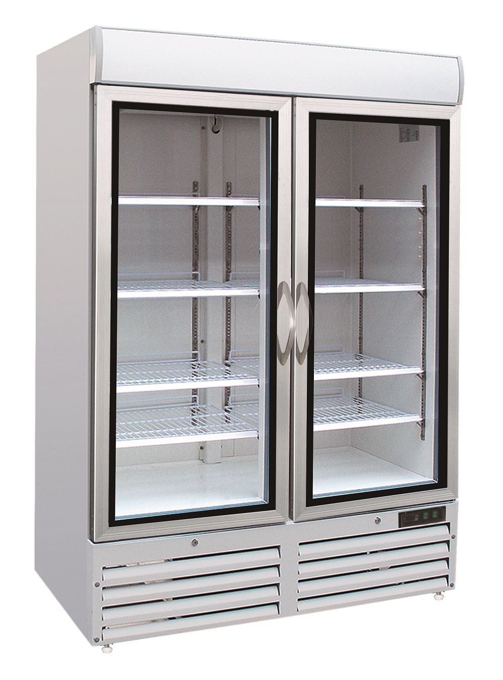 CONGÉLATEUR 2 PORTES EN VERRE COMBISTEEL 7450.0157