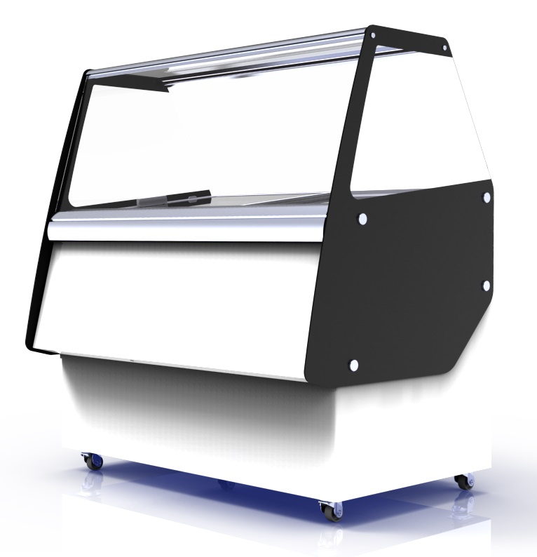 VITRINE À CREME GLACÉE IBIZA 8X5 LTR COMBISTEEL 7472.0140