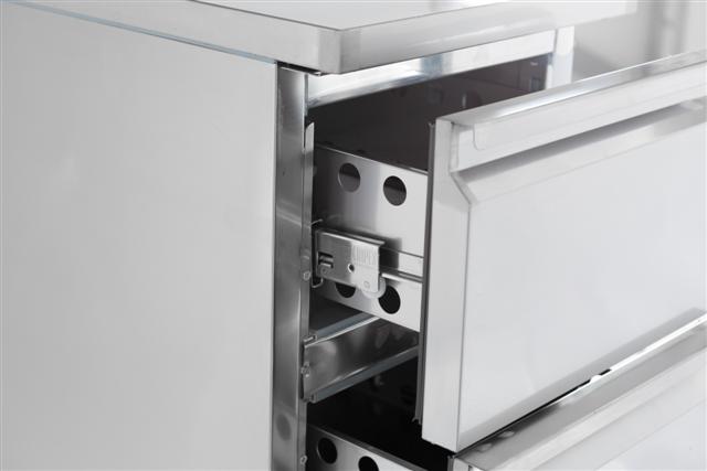 TABLE RÉFRIGÉRÉE 2 TIROIRS COMBISTEEL 7450.0735