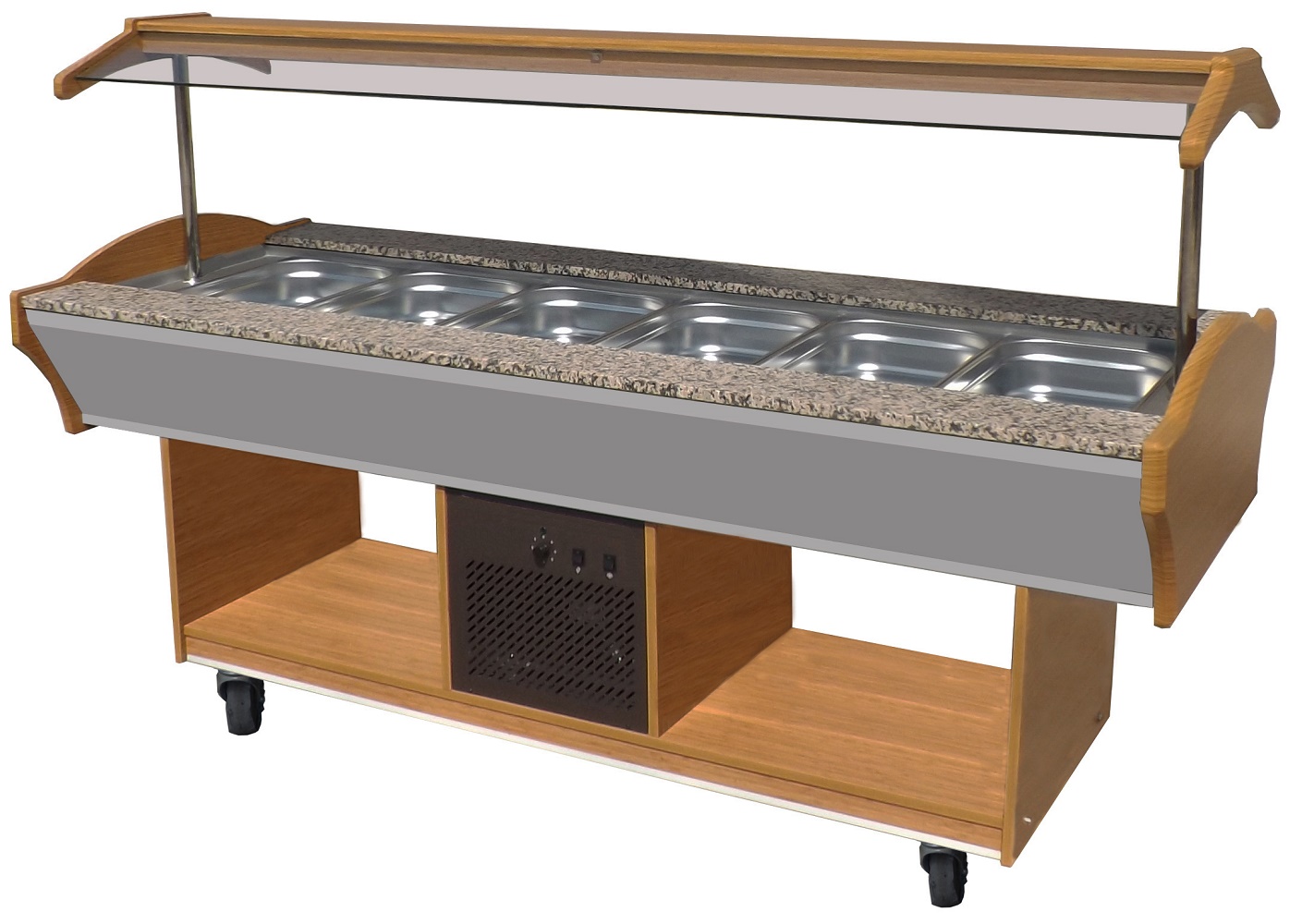 BUFFET REFRIGERÉ GN 6/1 COMBISTEEL 7077.0015