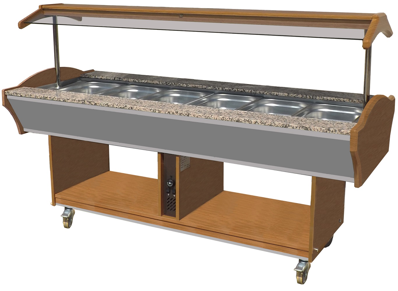 BUFFET CHAUD GN 6/1 COMBISTEEL 7077.0030