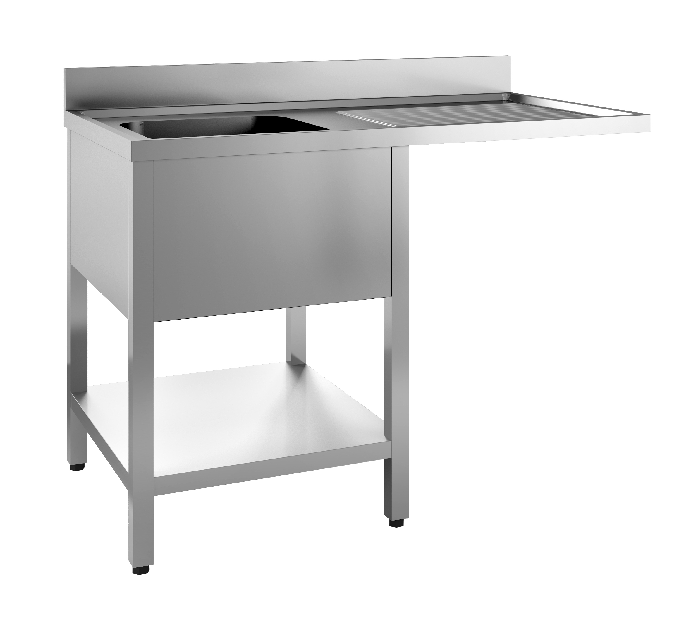 700 BLOC-ÉVIER ÉTAGÈRE LAVE-VAISSELLE DÉMONTABLE 1 À GAUCHE 1400 COMBISTEEL 7452.0475