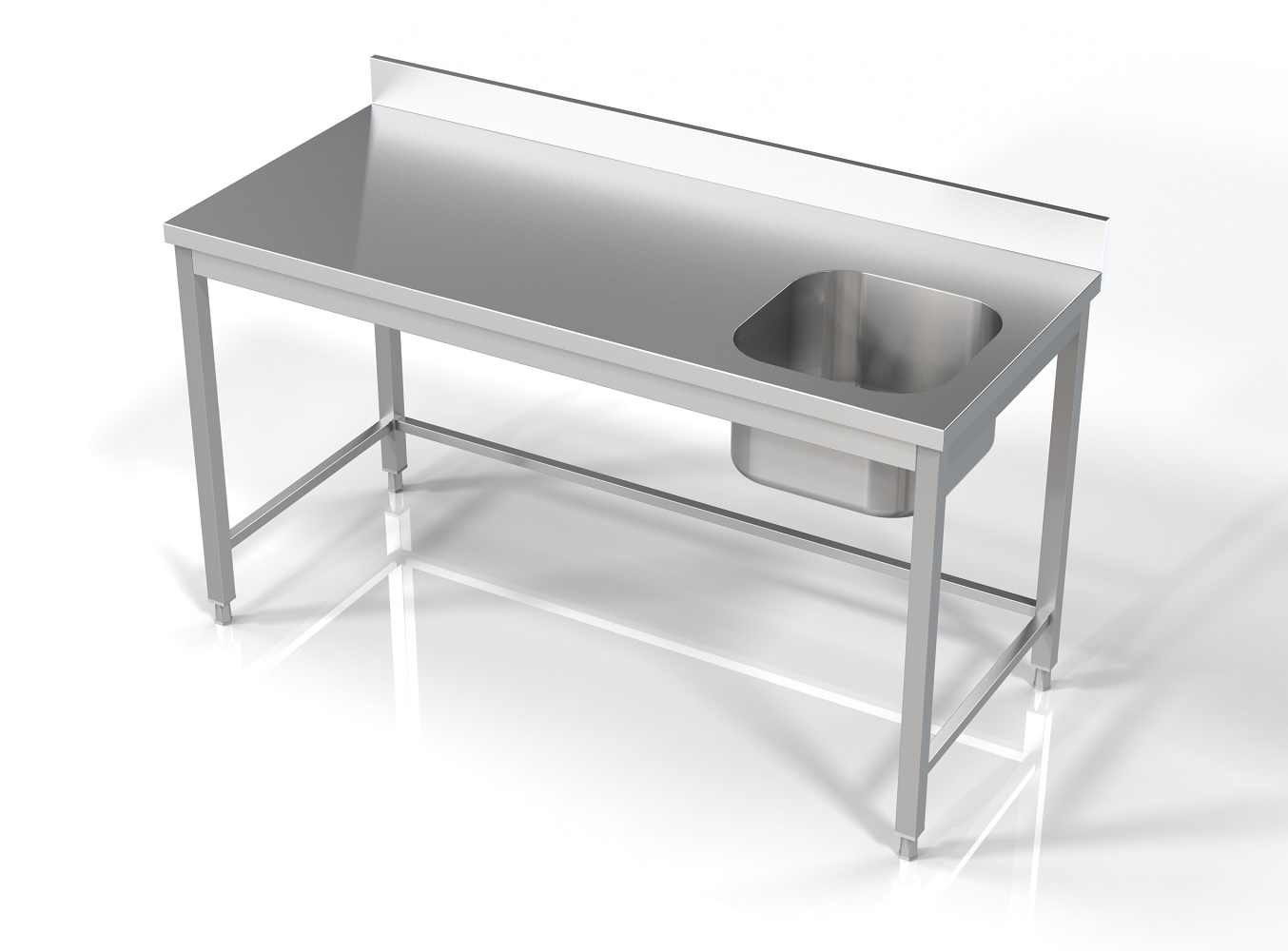 700 BLOC-ÉVIER 1 À DROIT 1600 COMBISTEEL 7812.0625