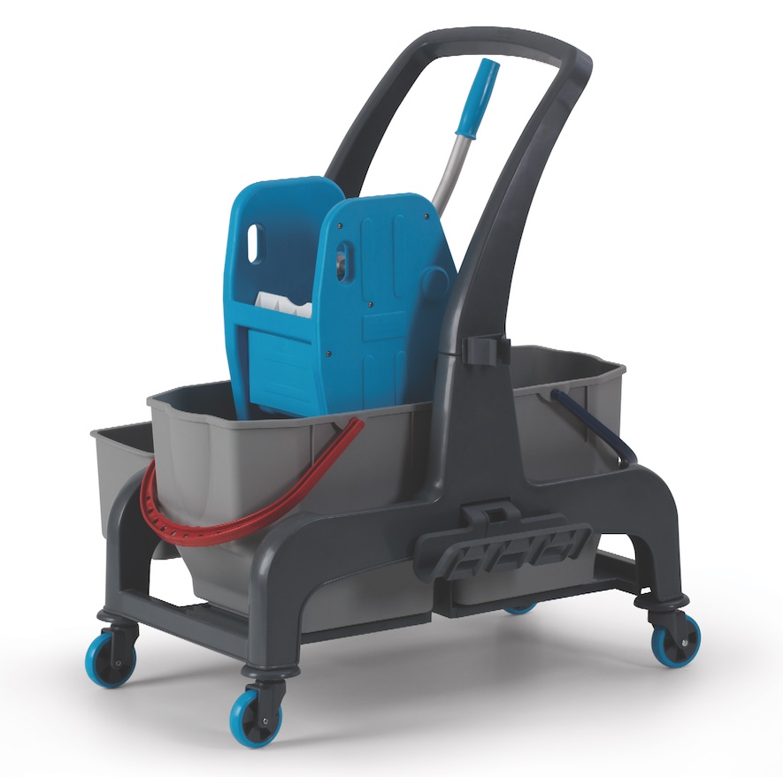 CHARIOT DE LAVAGE ET ESSOREUSE PROCART JET 721S COMBISTEEL 7048.0045