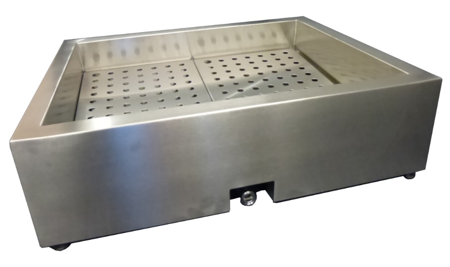 BAC À GLACE PILÉE INCLINÉ 2/1 GN AISI 304  VIDANGE CÔTÉ FONCTIONNEMENT COMBISTEEL 7013.2785