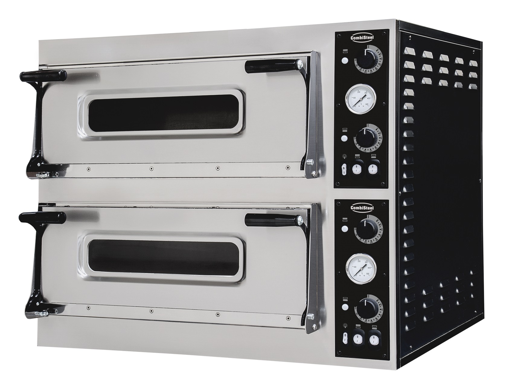 FOUR À PIZZA PLAQUES DOUBLE 2 x 6 COMBISTEEL 7485.0045