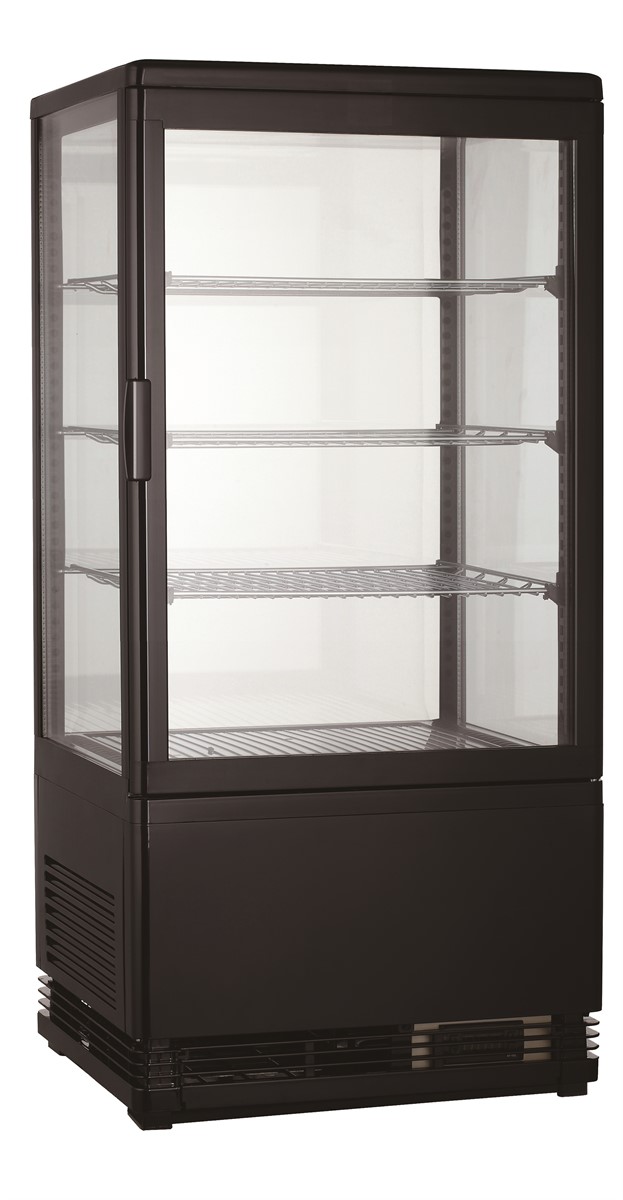 VITRINE RÉFRIGÉRATÉE 68L NOIR COMBISTEEL 7487.0170