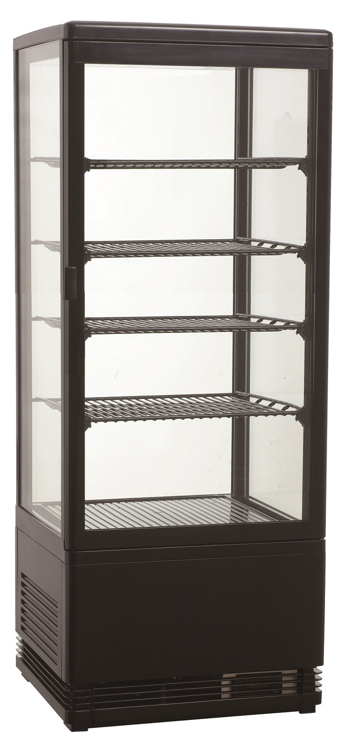 VITRINE RÉFRIGÉRATÉE 98L NOIR COMBISTEEL 7487.0180