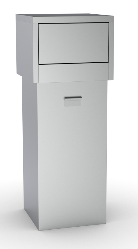 POUBELLE EN ACIER INOX 80L COMBISTEEL 7333.1000
