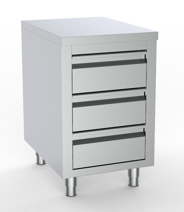 700 TABLE DE TRAVAIL AVEC 3 TIROIRS 500 COMBISTEEL 7333.0280