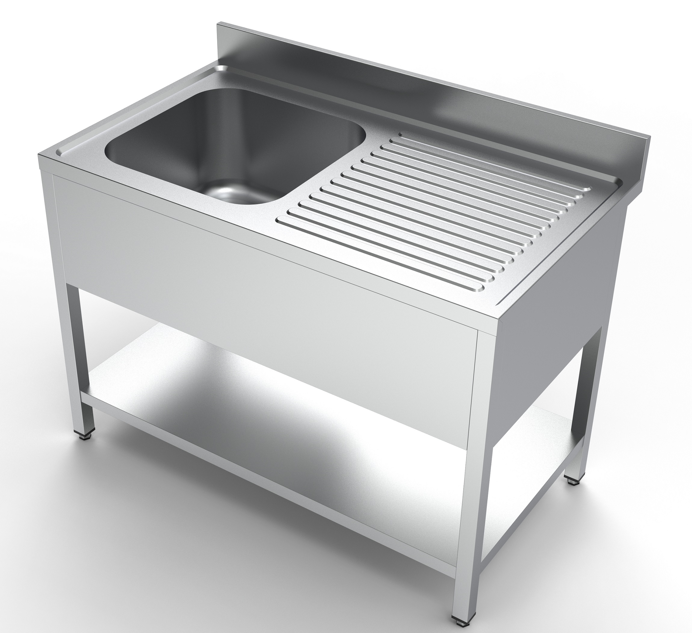 700 BLOC-ÉVIER ÉTAGÈRE 1 À GAUCHE 1200 COMBISTEEL 7333.0830