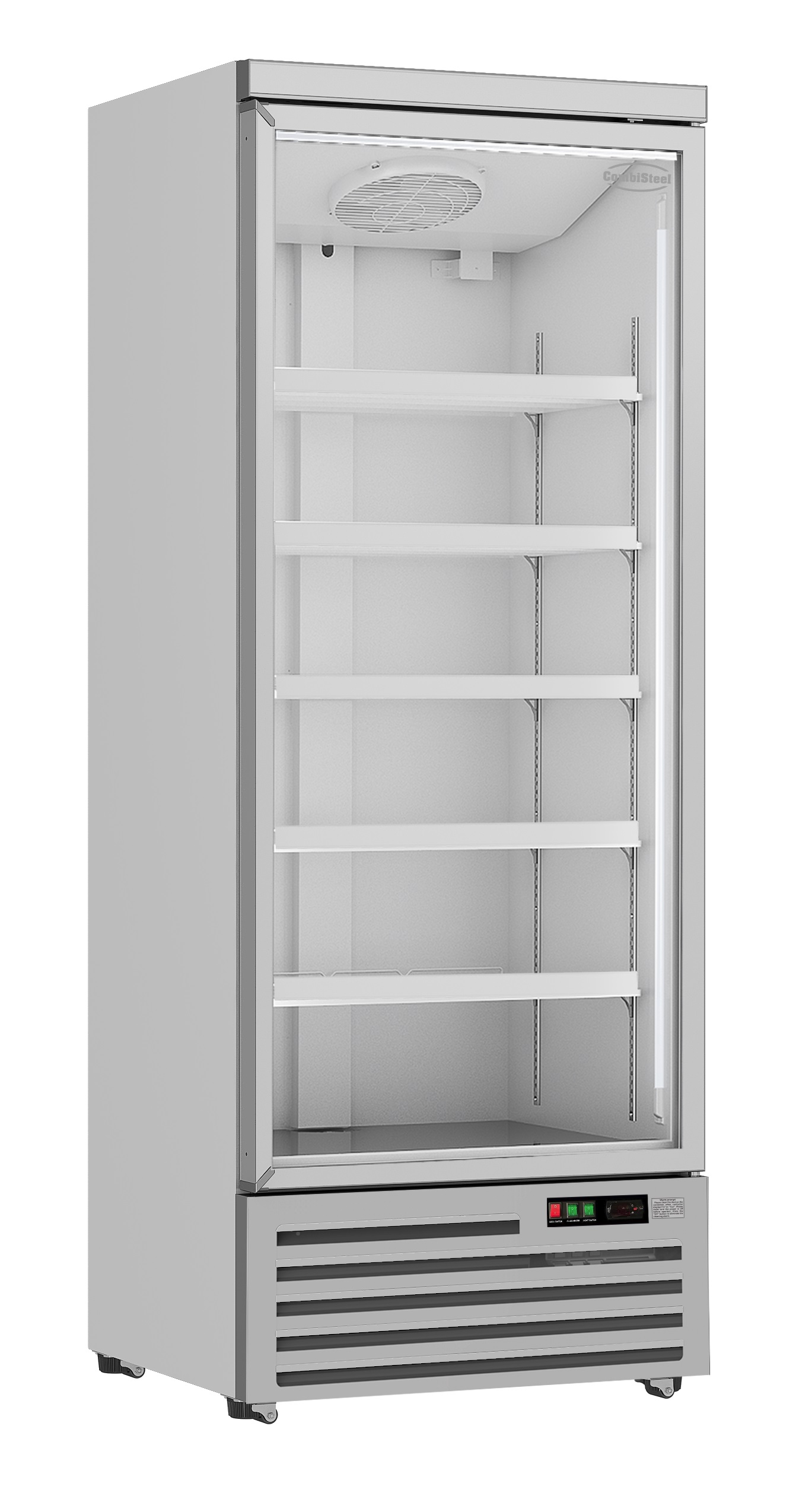 RÉFRIGÉRATEUR 1 PORTE EN VERRE JDE-600R COMBISTEEL 7455.2212