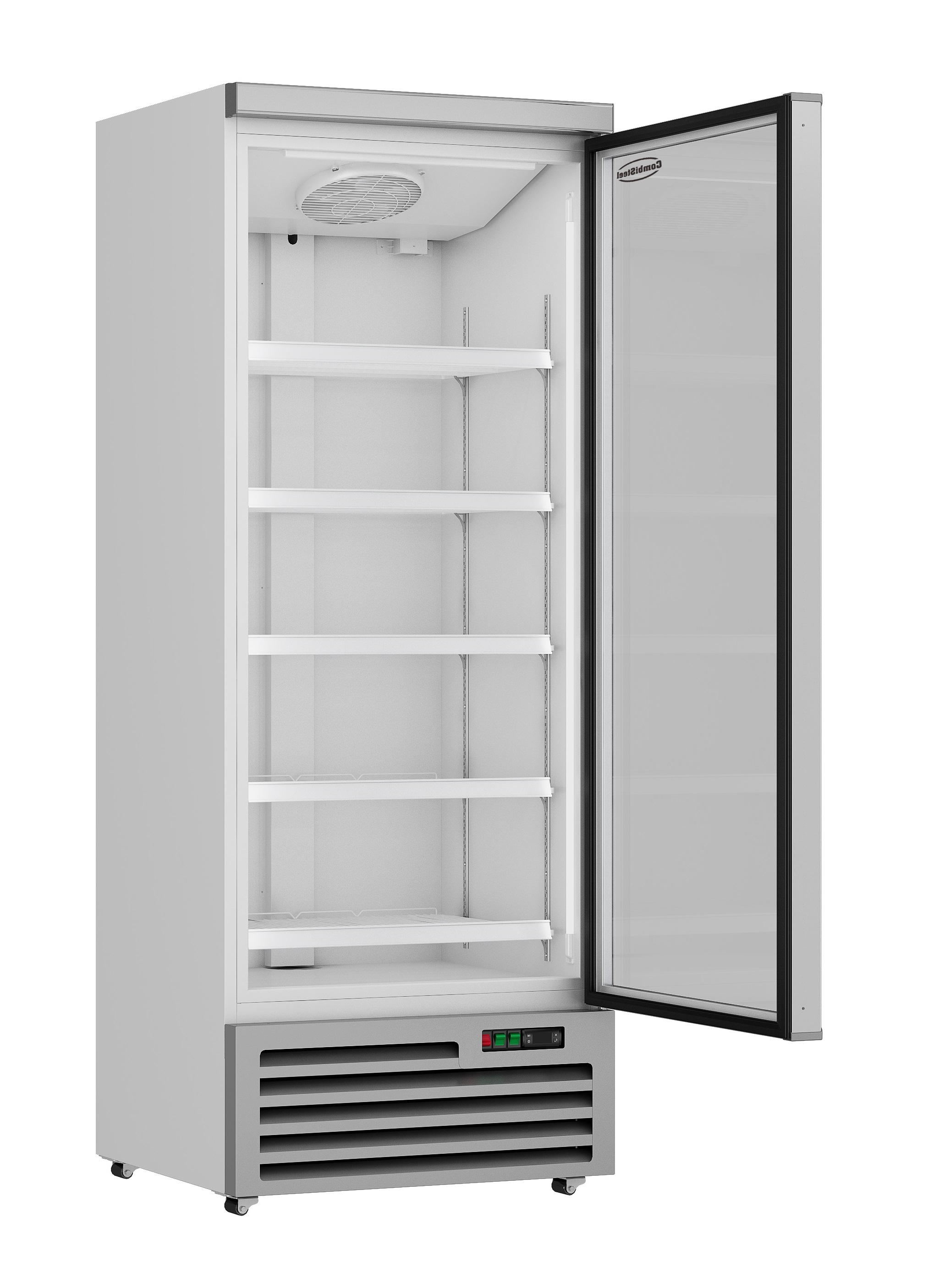 RÉFRIGÉRATEUR 1 PORTE EN VERRE JDE-600R COMBISTEEL 7455.2212