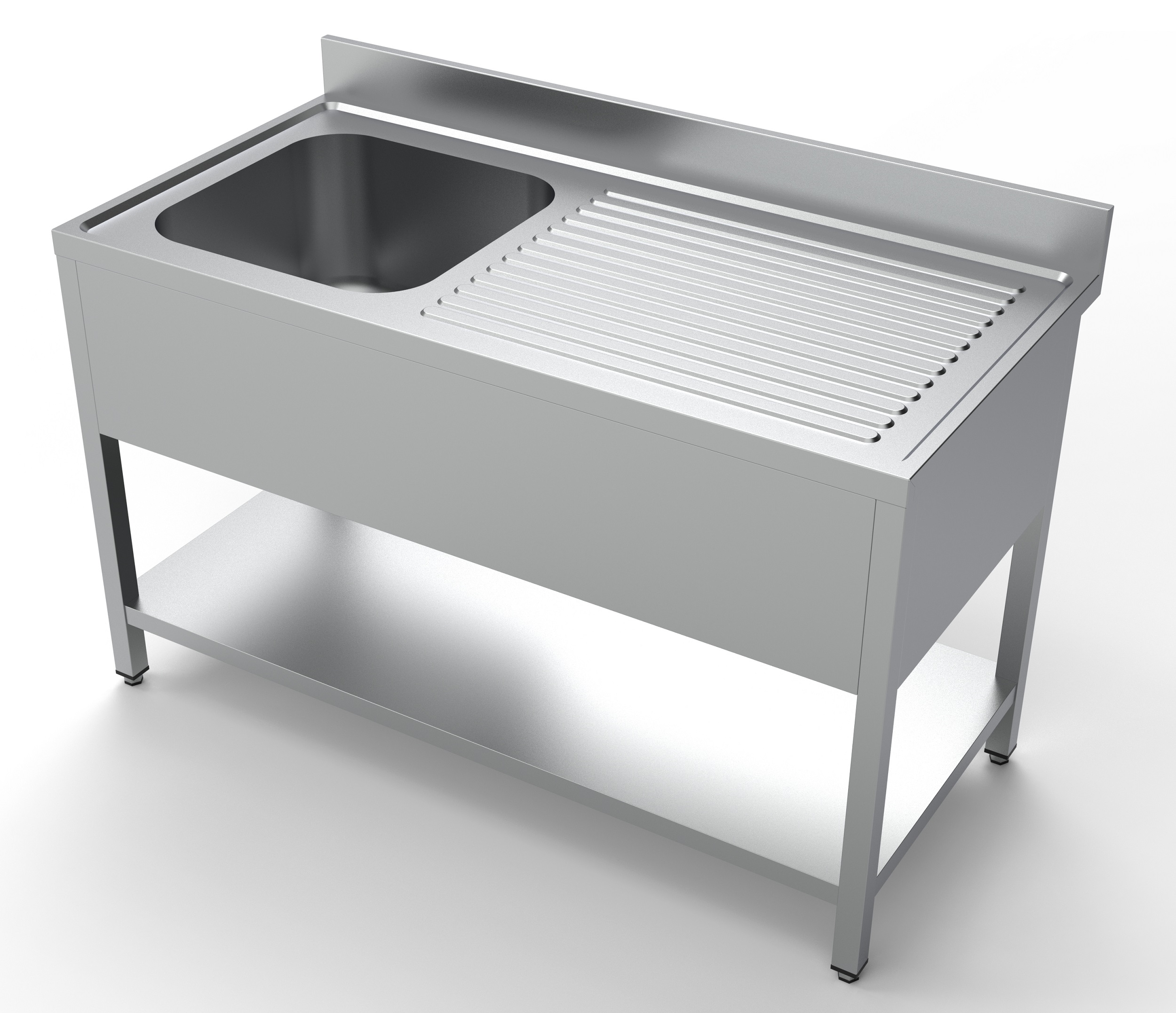700 BLOC-ÉVIER ÉTAGÈRE 1 À GAUCHE 1400 COMBISTEEL 7333.0840