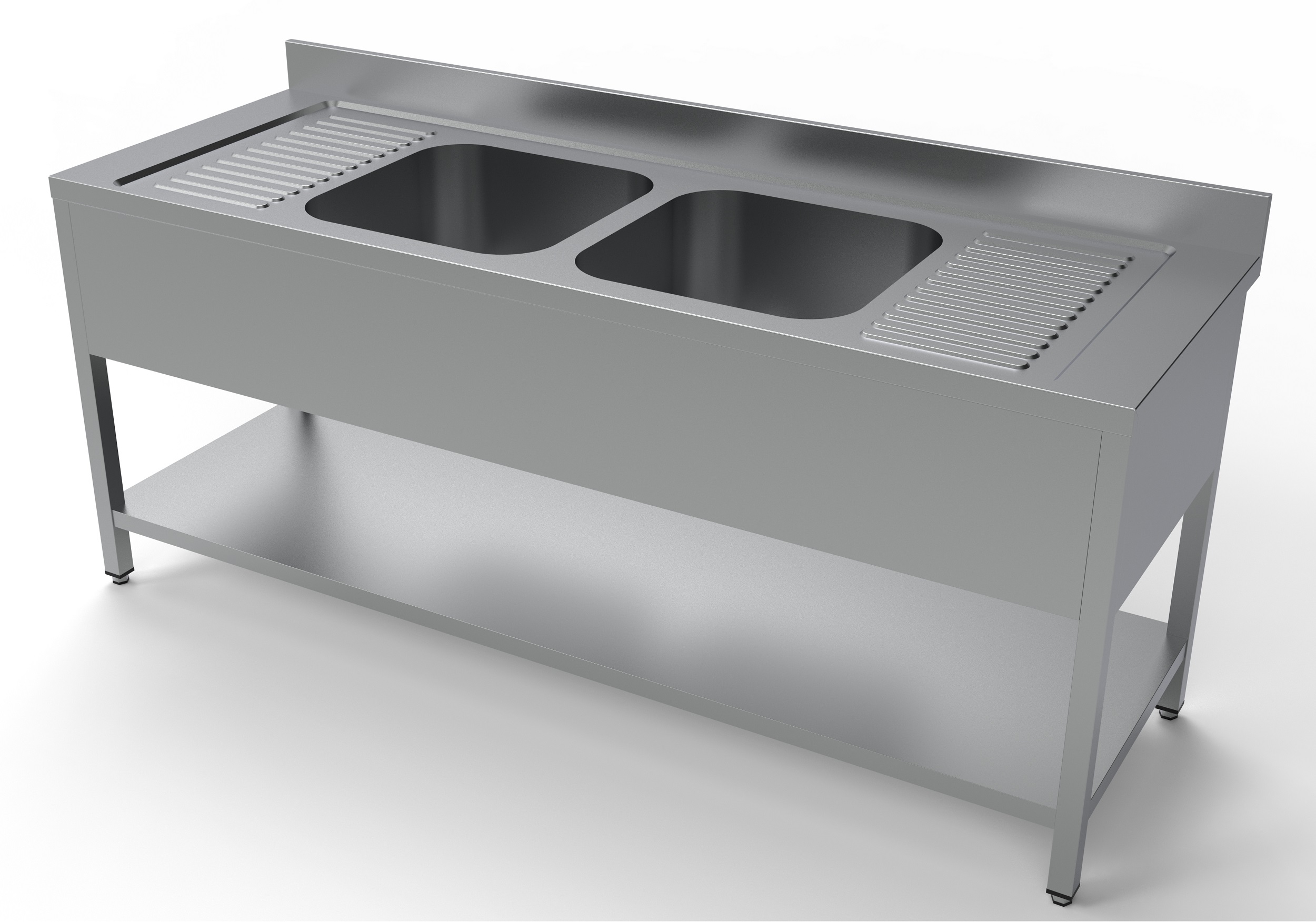 700 BLOC-ÉVIER ÉTAGÈRE 2 CENTRE 2000 COMBISTEEL 7333.0870
