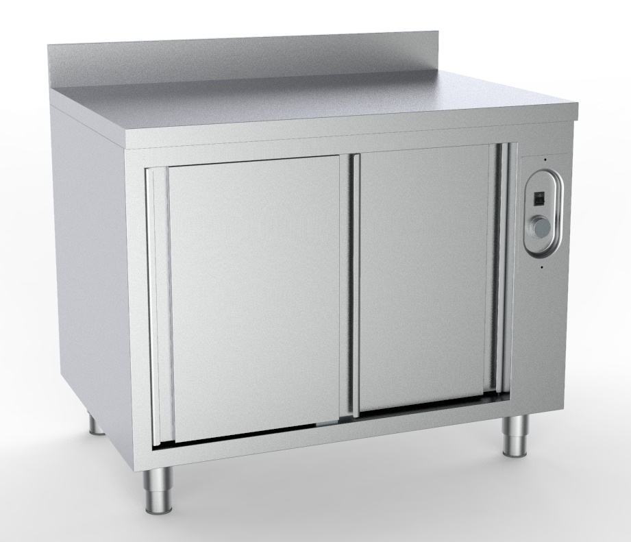 700 ARMOIRE CHAUFFANT BORD RELEVÉ 1600 COMBISTEEL 7333.0318
