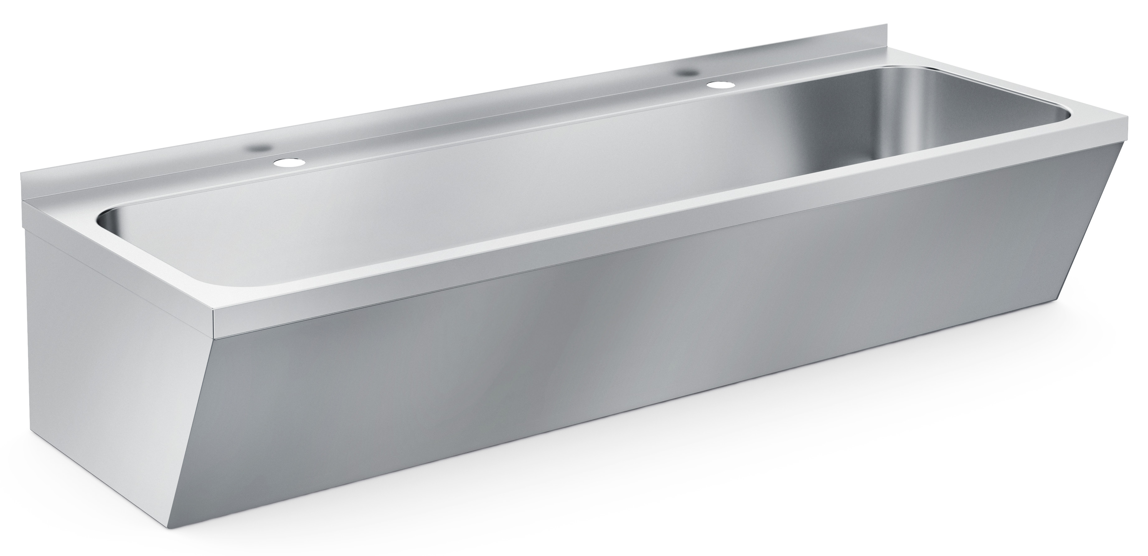 LAVABO DOUBLE EN ACIER INOX 1200X525X451MM COMBISTEEL 7013.1220