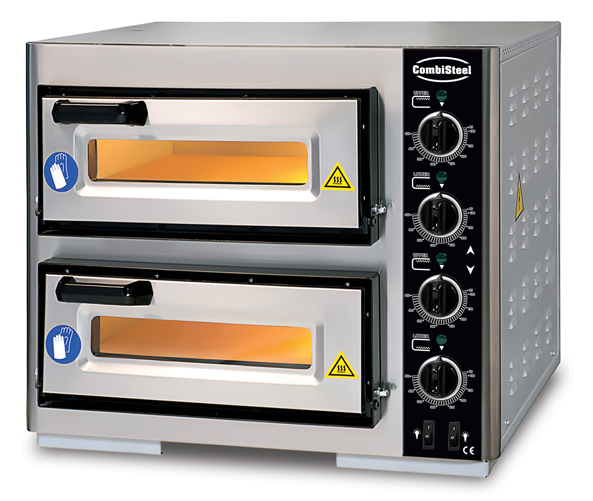 ELEC. FOUR À PIZZA DOUBLE 2 X 1 COMBISTEEL 7491.1005