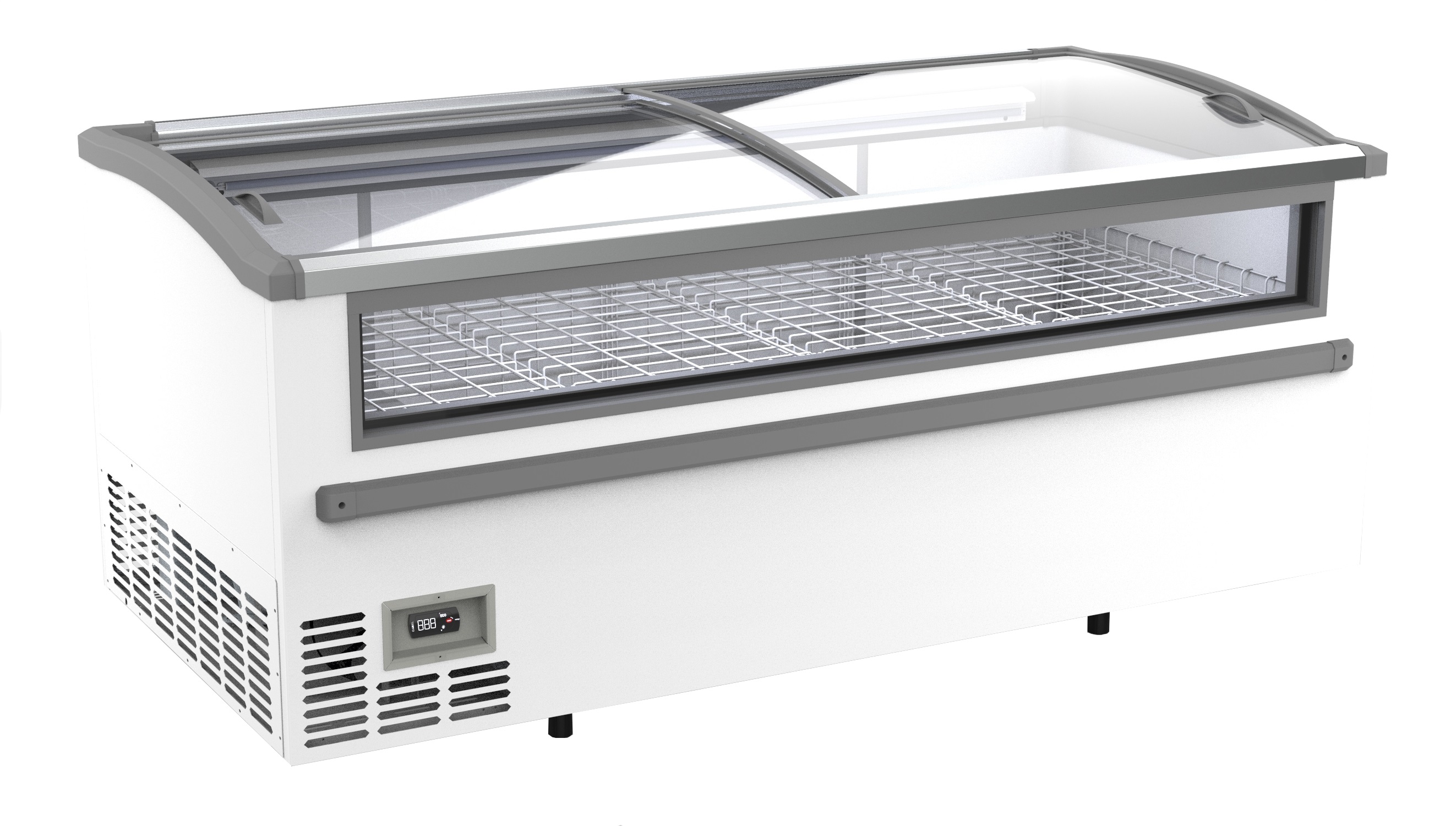 CONGÉLATEUR BAHUT POUR SUPERMARCHÉ BLANC 2125  DÉGIVRAGE MANUEL COMBISTEEL 7072.0065
