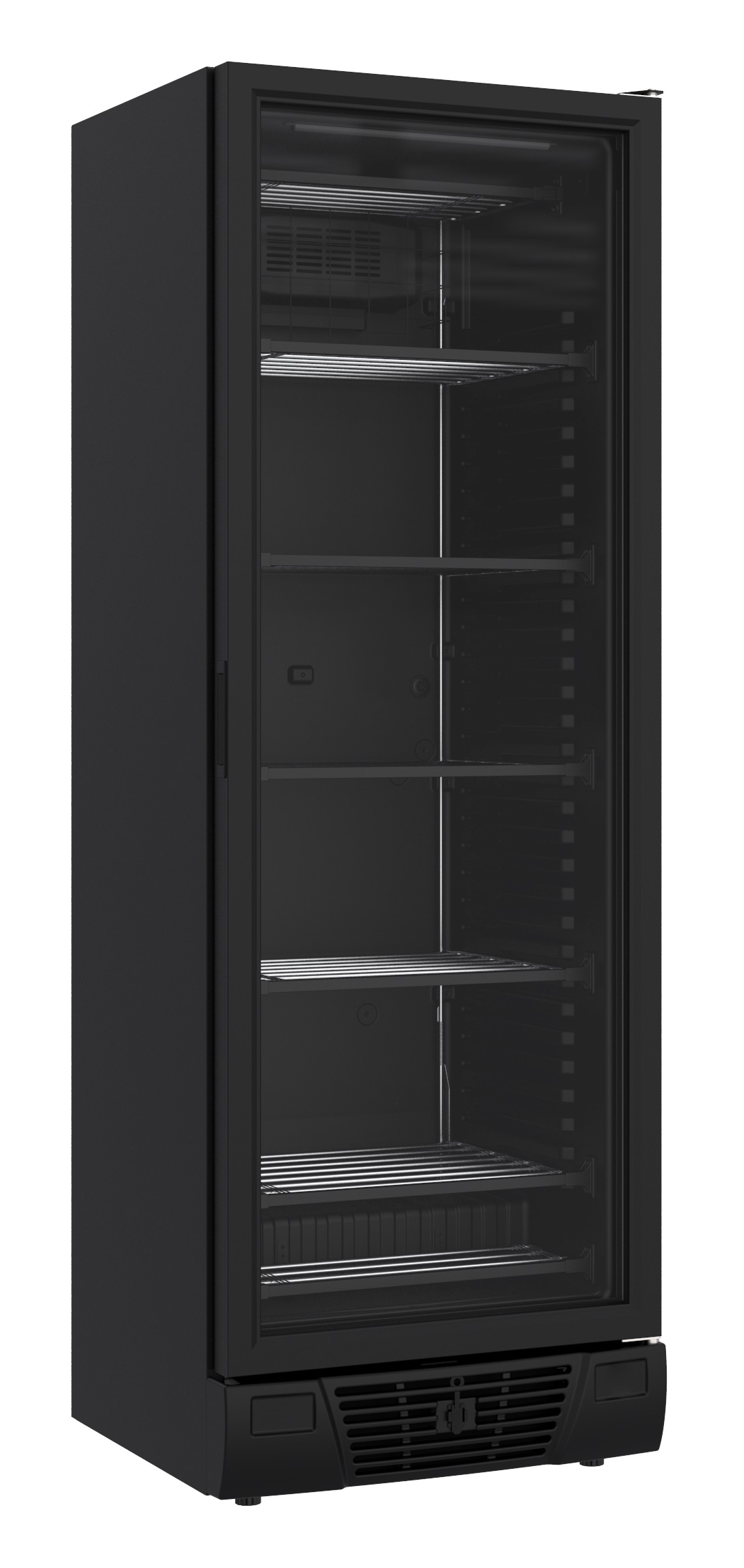 CONGÉLATEUR 1 PORTE EN VERRE NOIR 382L COMBISTEEL 7464.0064