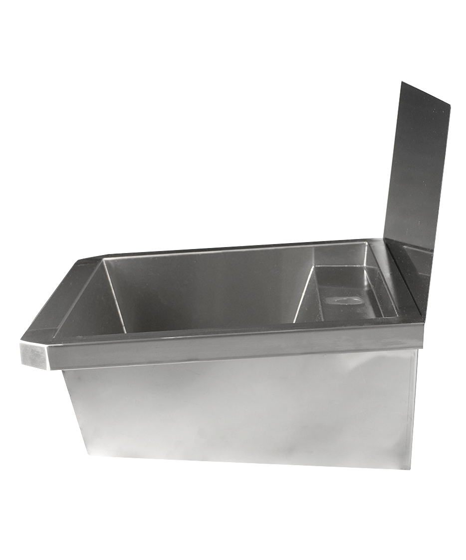 ÉVIER INOX 1 ROBINET 600MMBOUCHON DE VIDANGE ET COUVERCLE ANTI-ÉCLABOUSSURES INCLUS, À L'EXCLUSION DU ROBINET COMBISTEEL 7013.4600