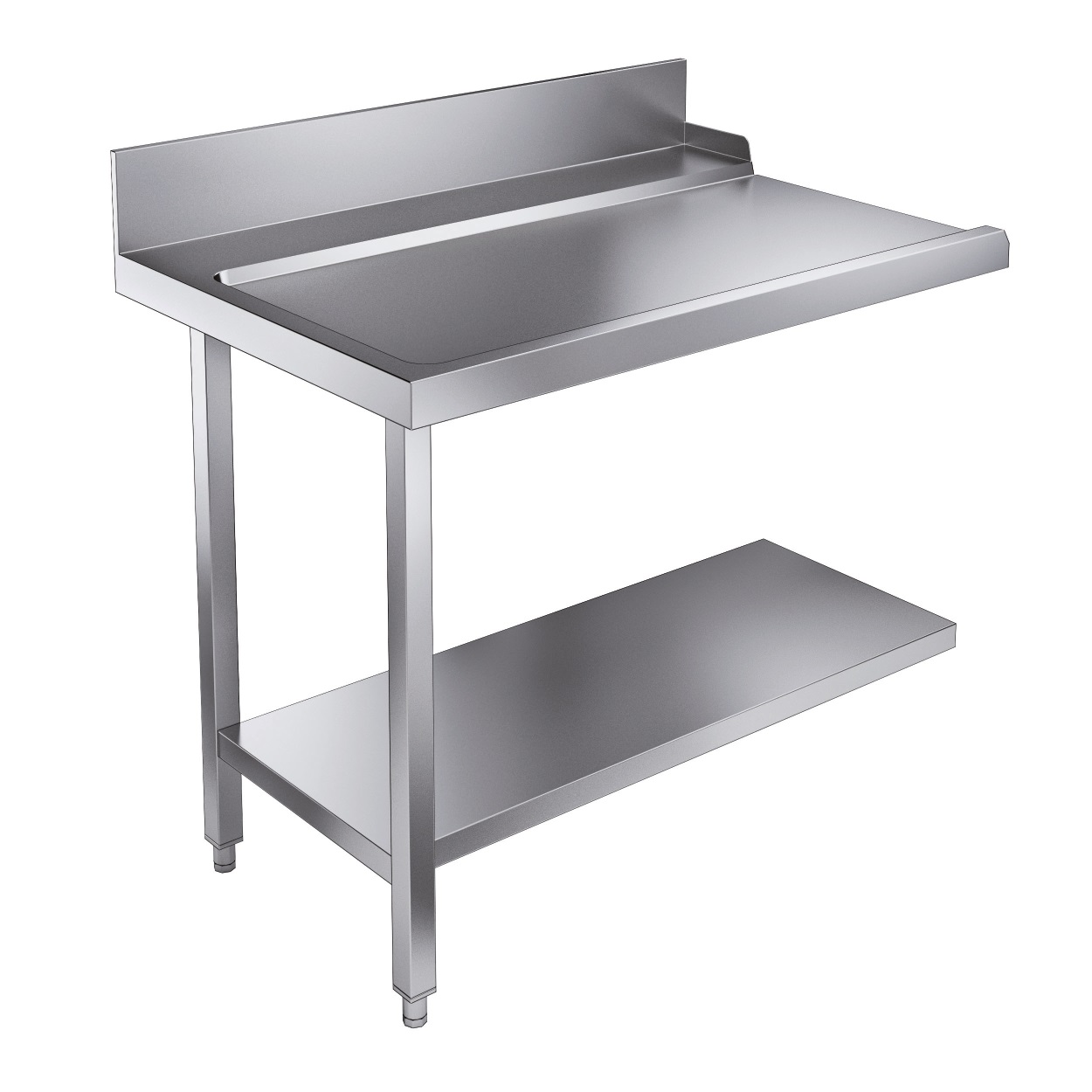 TABLE D'ÉCOULEMENT ÉTAGÈRE 1100 À GAUCHE POUR 7280.0045-0046 COMBISTEEL 7106.0035