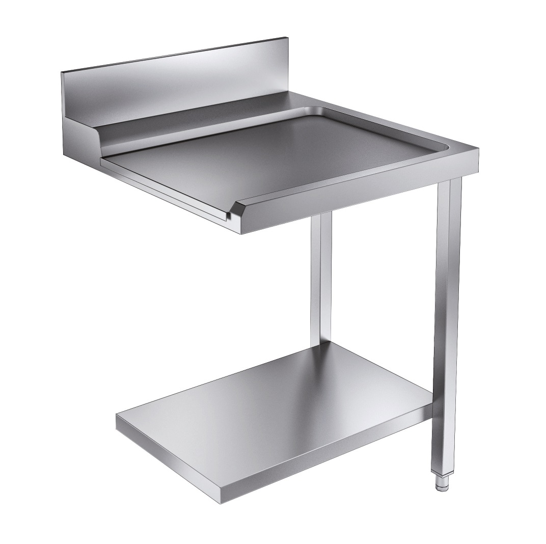TABLE D'ÉCOULEMENT ÉTAGÈRE 700 À DROITE POUR 7280.0045-0046 COMBISTEEL 7106.0030