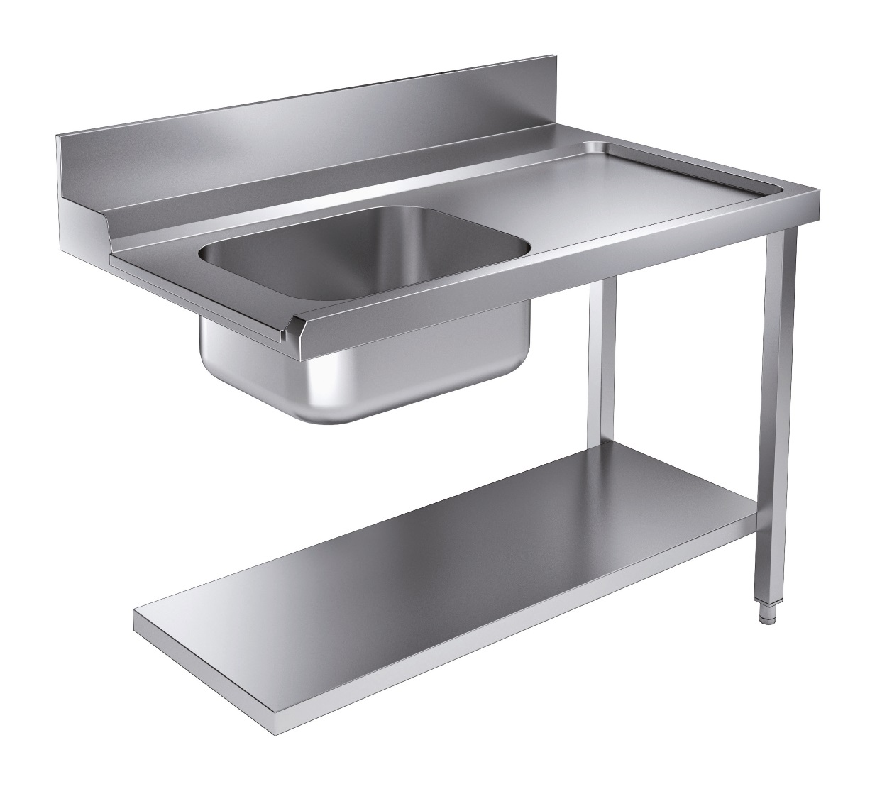 TABLE D'APPROVISIONEMENT ÉTAGÈRE 1200 À DROITE POUR 7280.0045-0046 COMBISTEEL 7106.0010