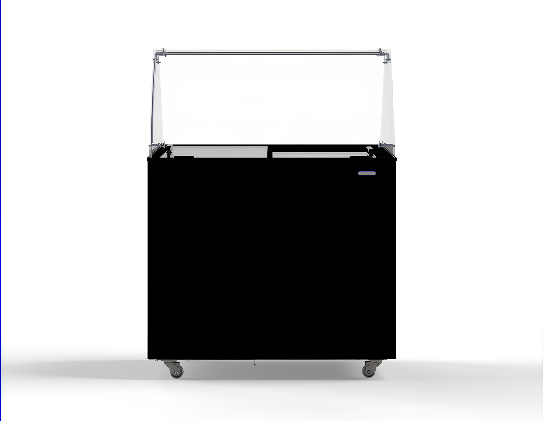 VITRINE À CREME GLACÉE CORSICA NOIR 6X5 LTR COMBISTEEL 7472.0124