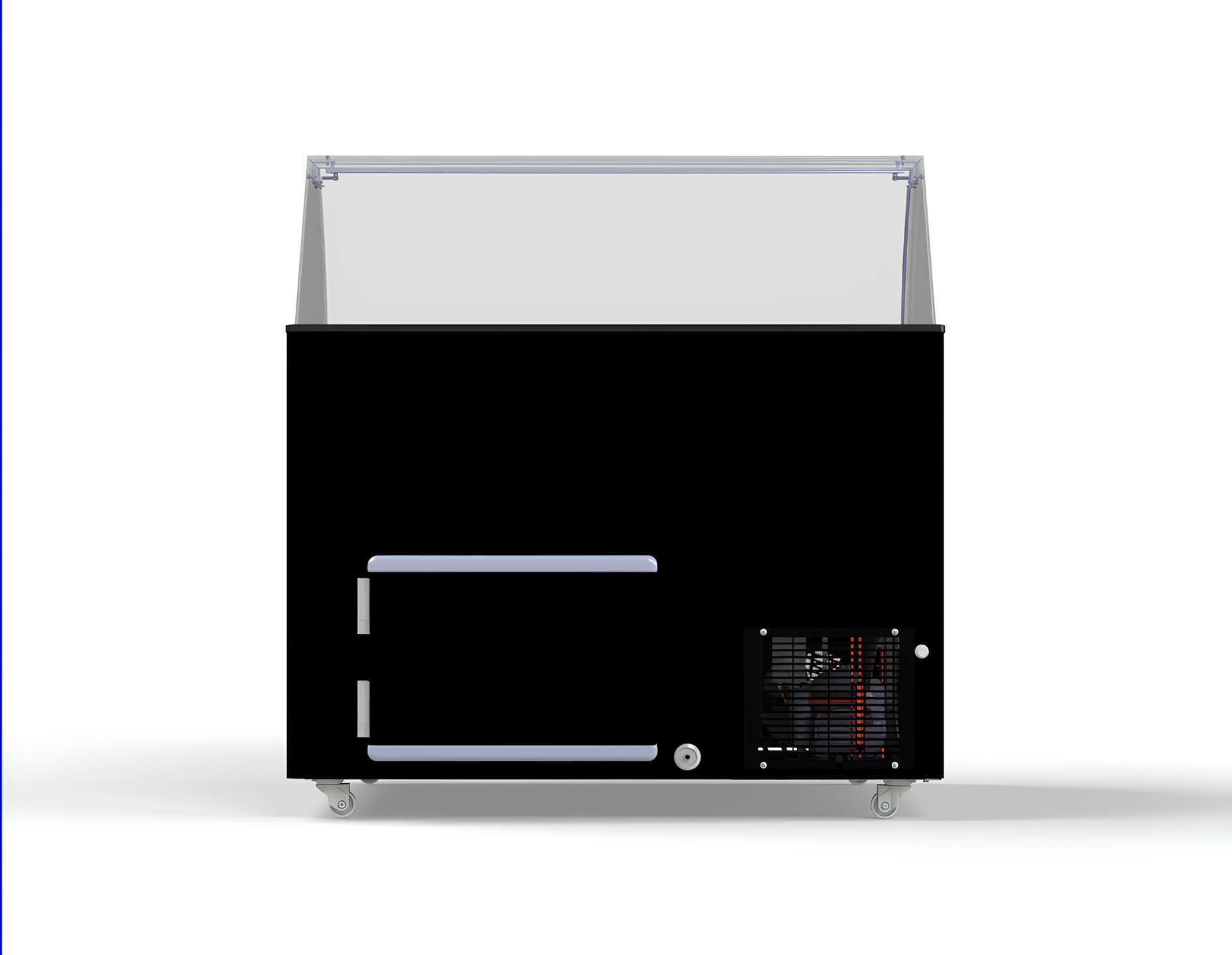VITRINE À CREME GLACÉE JAVA NOIR 8x5 LTR COMBISTEEL 7472.0129