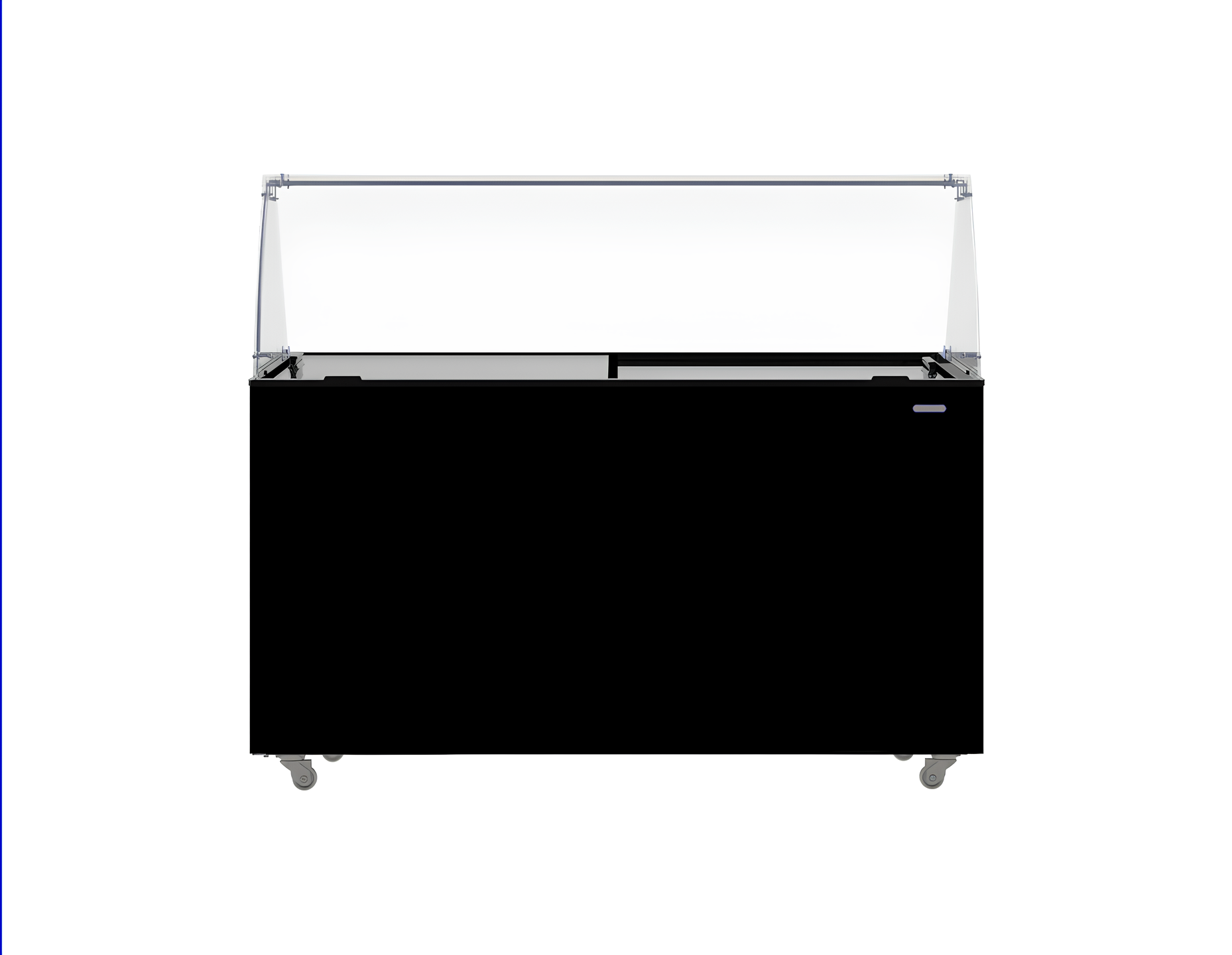 VITRINE À CREME GLACÉE TENERIFE NOIR 10X5 LTR COMBISTEEL 7472.0134