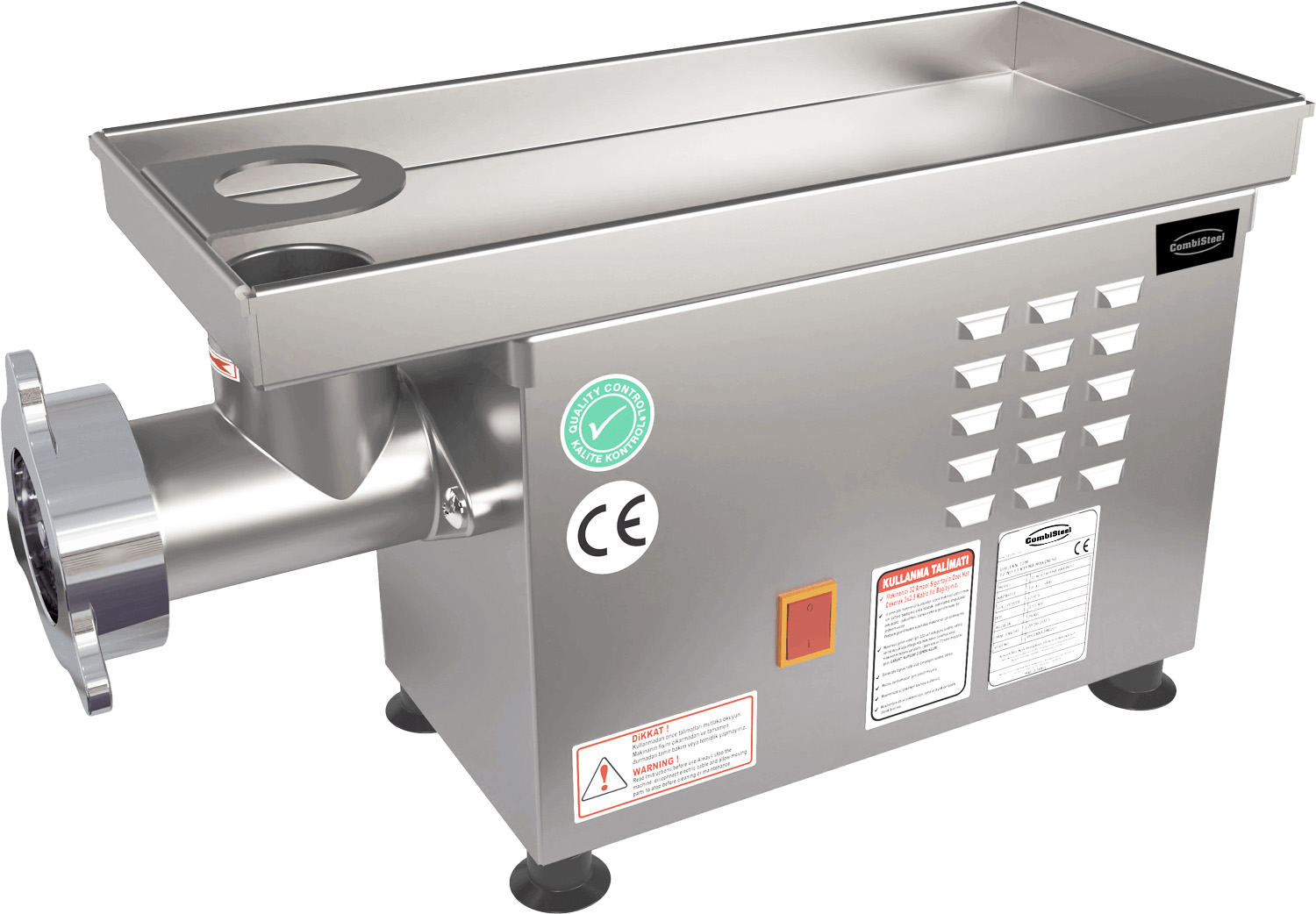 HACHOIR 12 - 75KG/H 230V - AVEC TÊTE FIXE COMBISTEEL 7073.0045